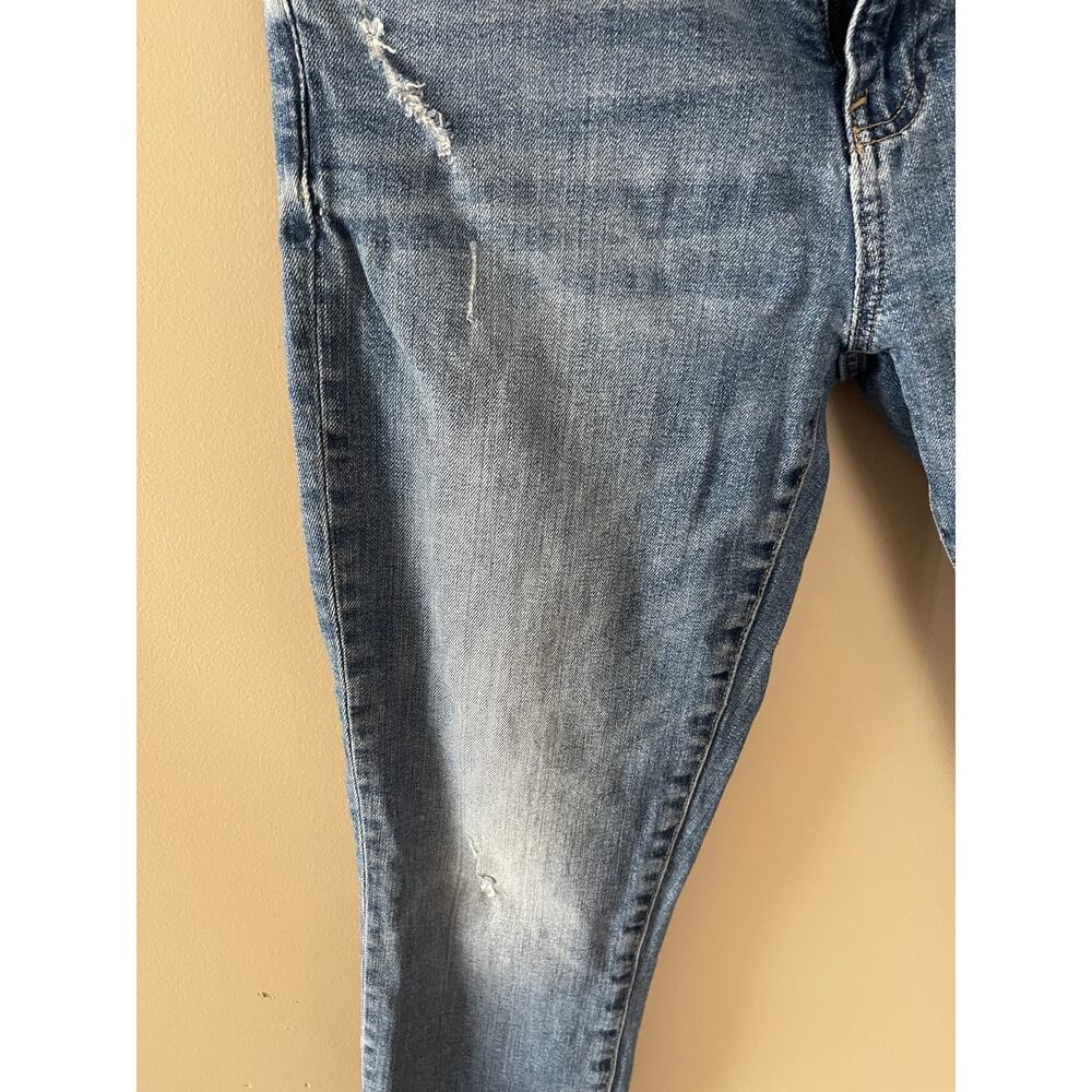 Gap 1969 Girlfriend Ripped.Denim Jeans 28R - Picture 6 of 8